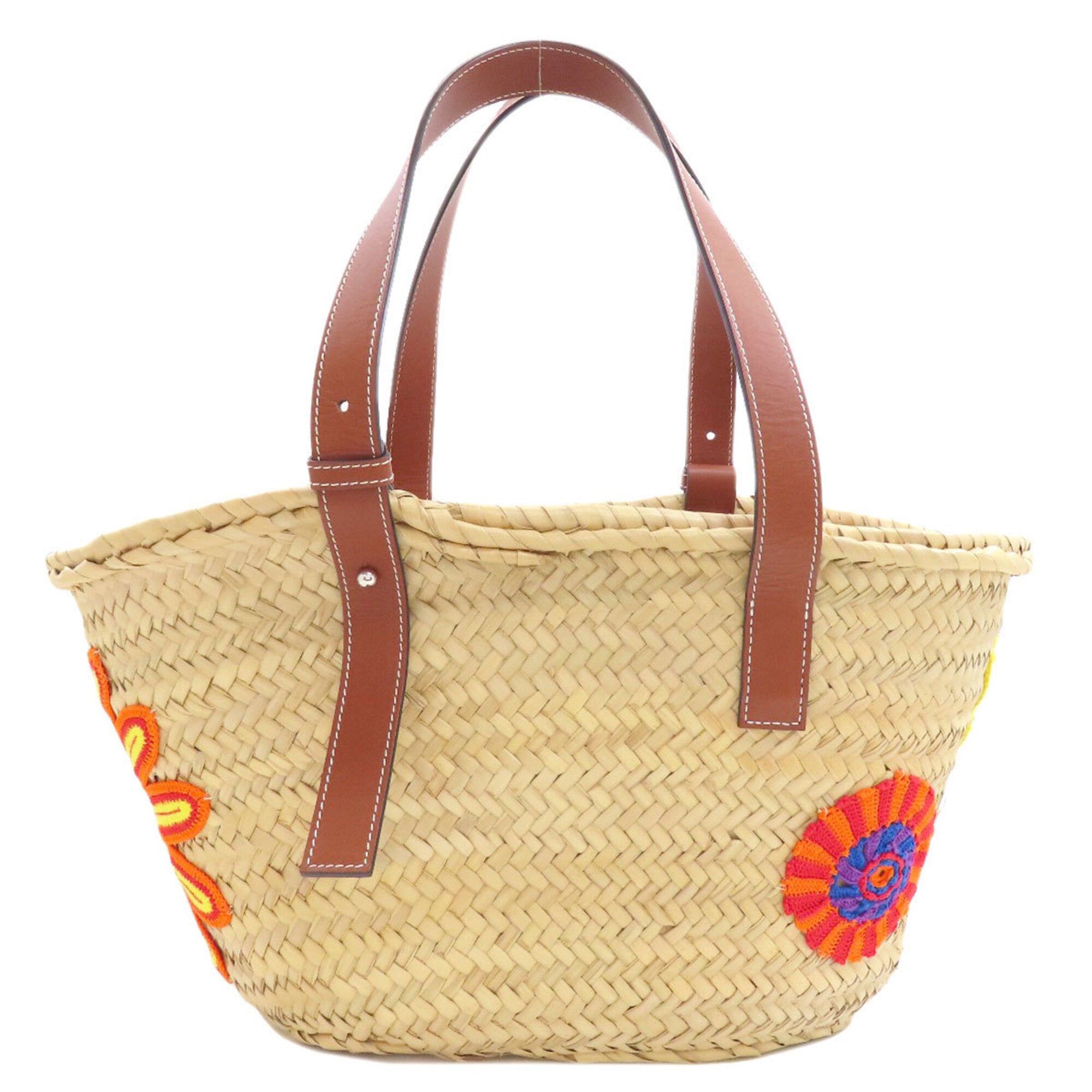 Loewe Brown Leather Basket Tote Bag (Pre-Owned)