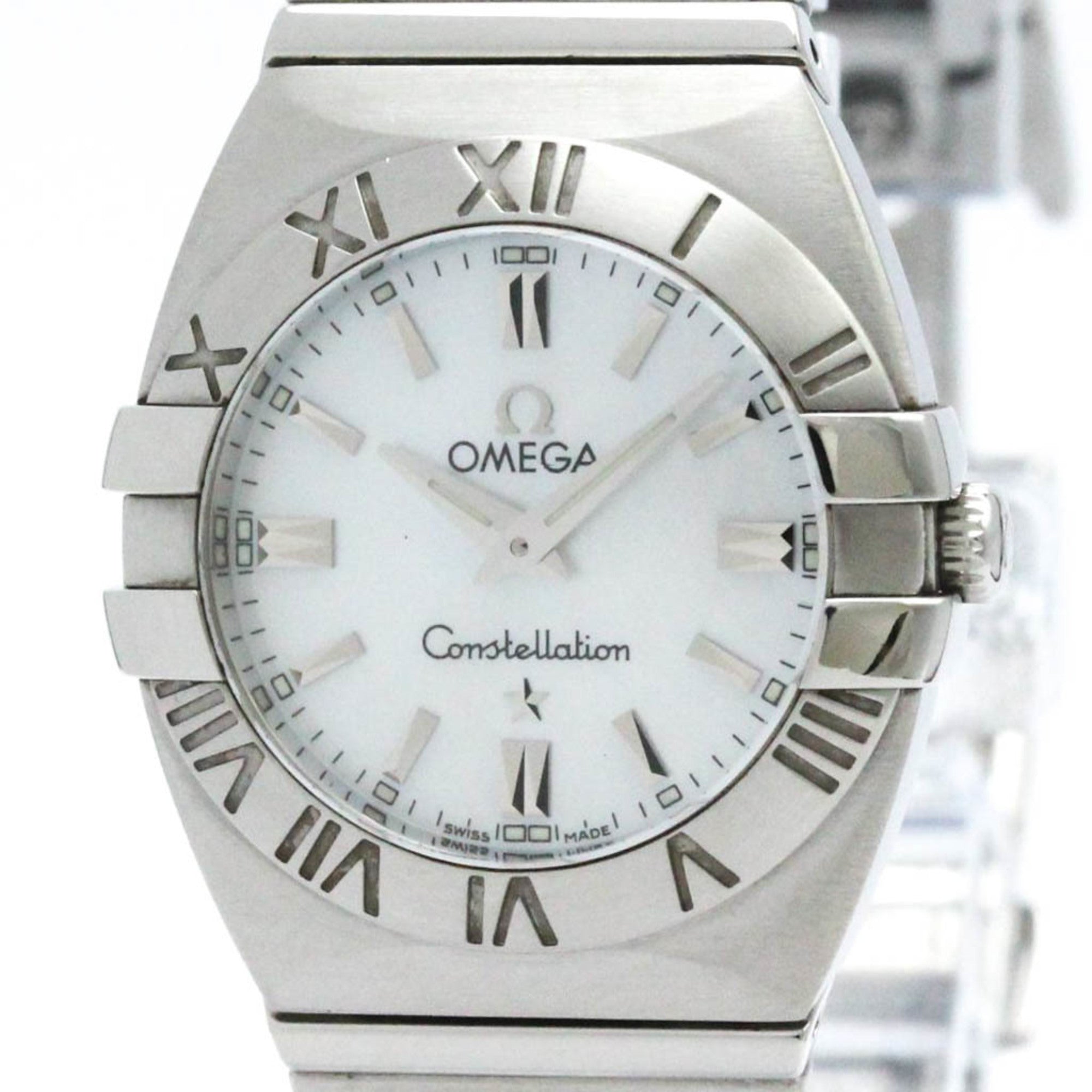 Omega Constellation Double Eagle Quartz Watch Stainless Steel Watch (Pre-Owned)