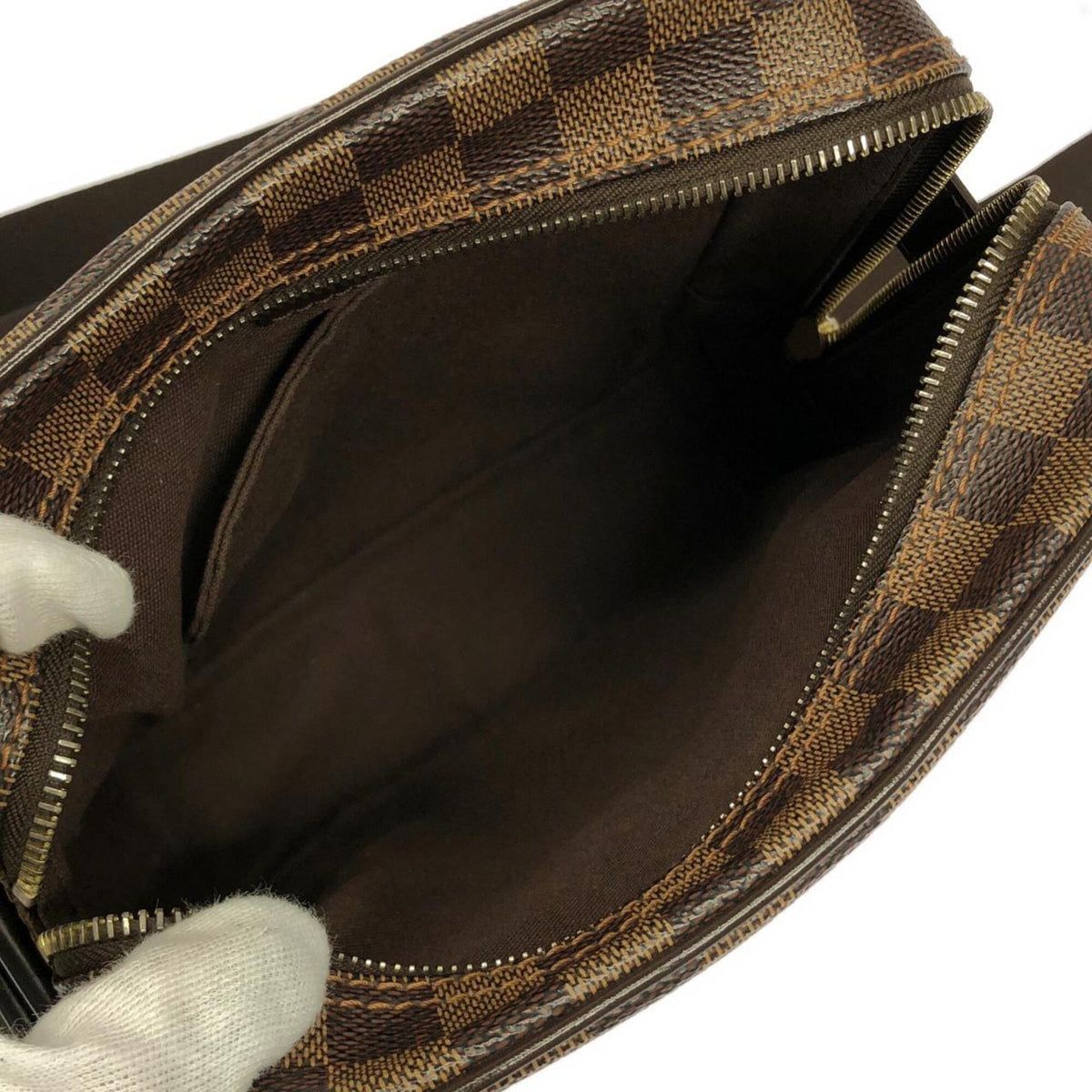 Louis Vuitton Ebene Coated Canvas Shoulder Bag (Pre-Owned)