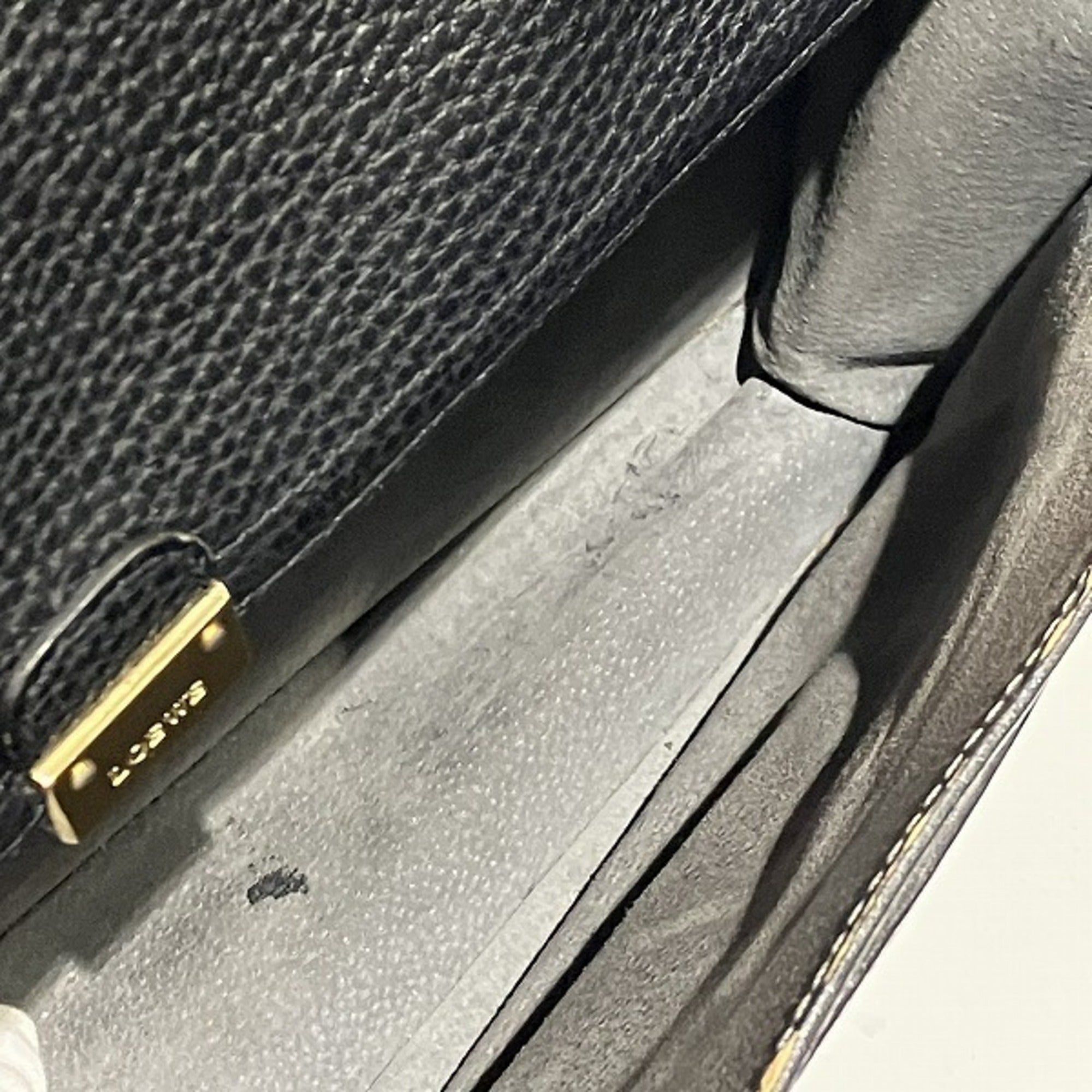 Loewe Black Leather Briefcase Handbag (Pre-Owned)