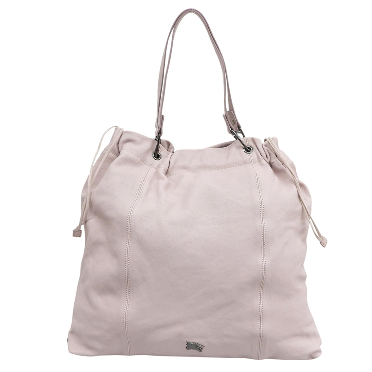 Burberry Pink Leather Tote Bag (Pre-Owned)