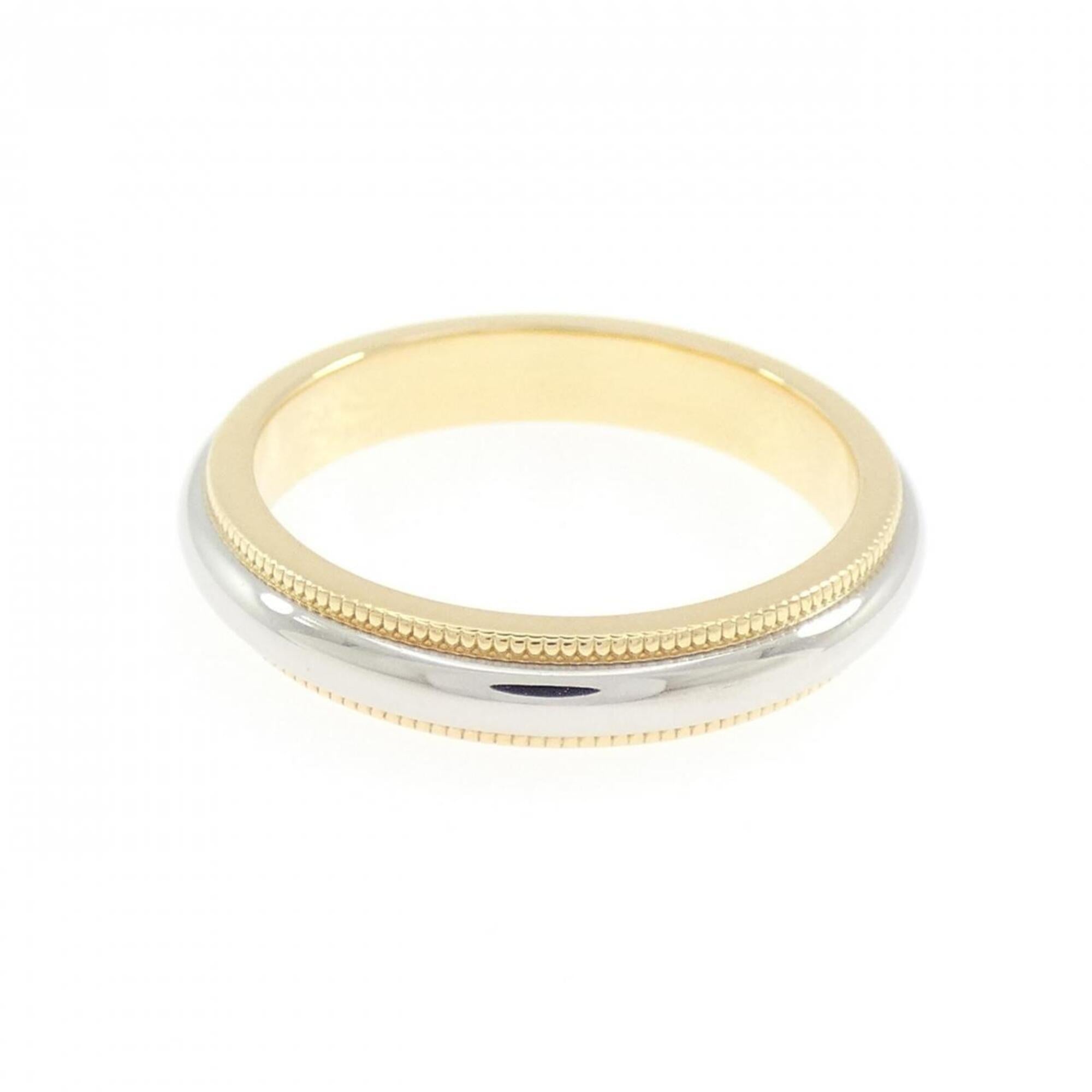 Tiffany Yellow Gold (18K) Platinum 950 Band Ring (Pre-Owned)
