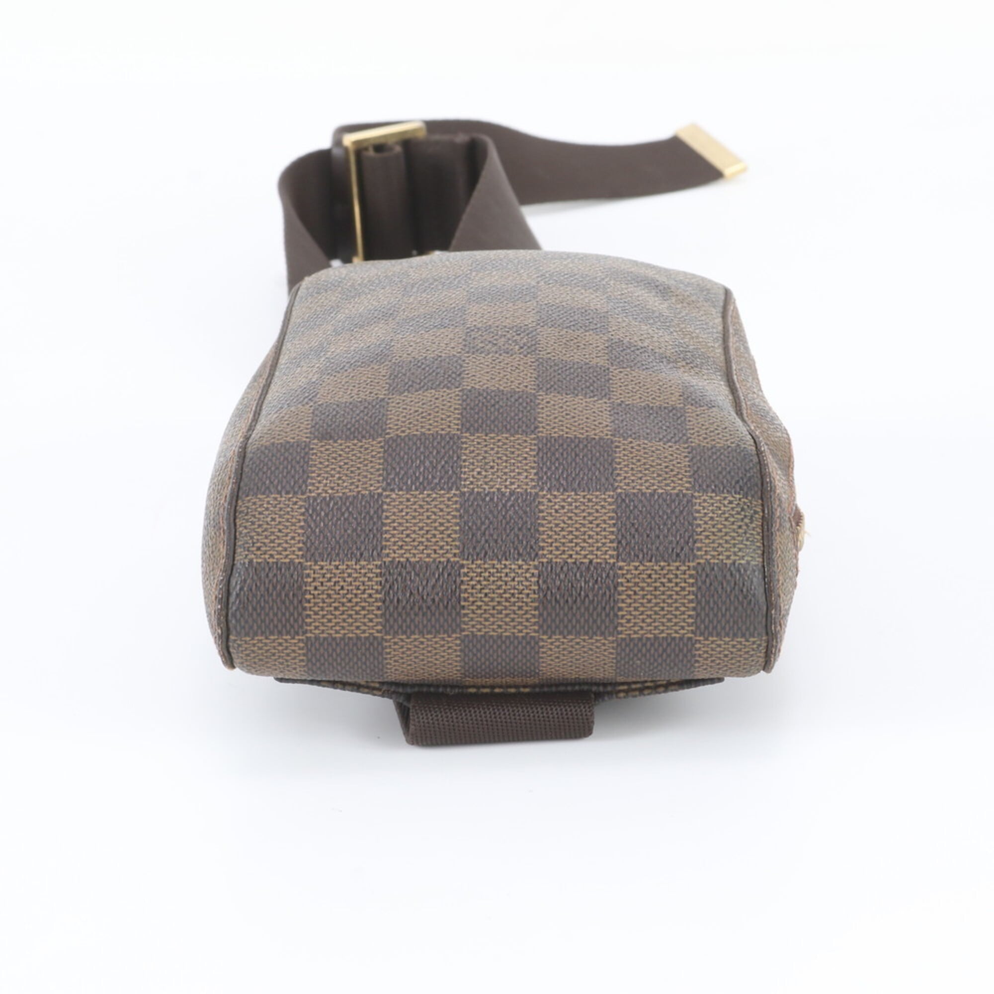 Louis Vuitton Ebene Coated Canvas Pouch Shoulder Bag Sling Bag (Pre-Owned)