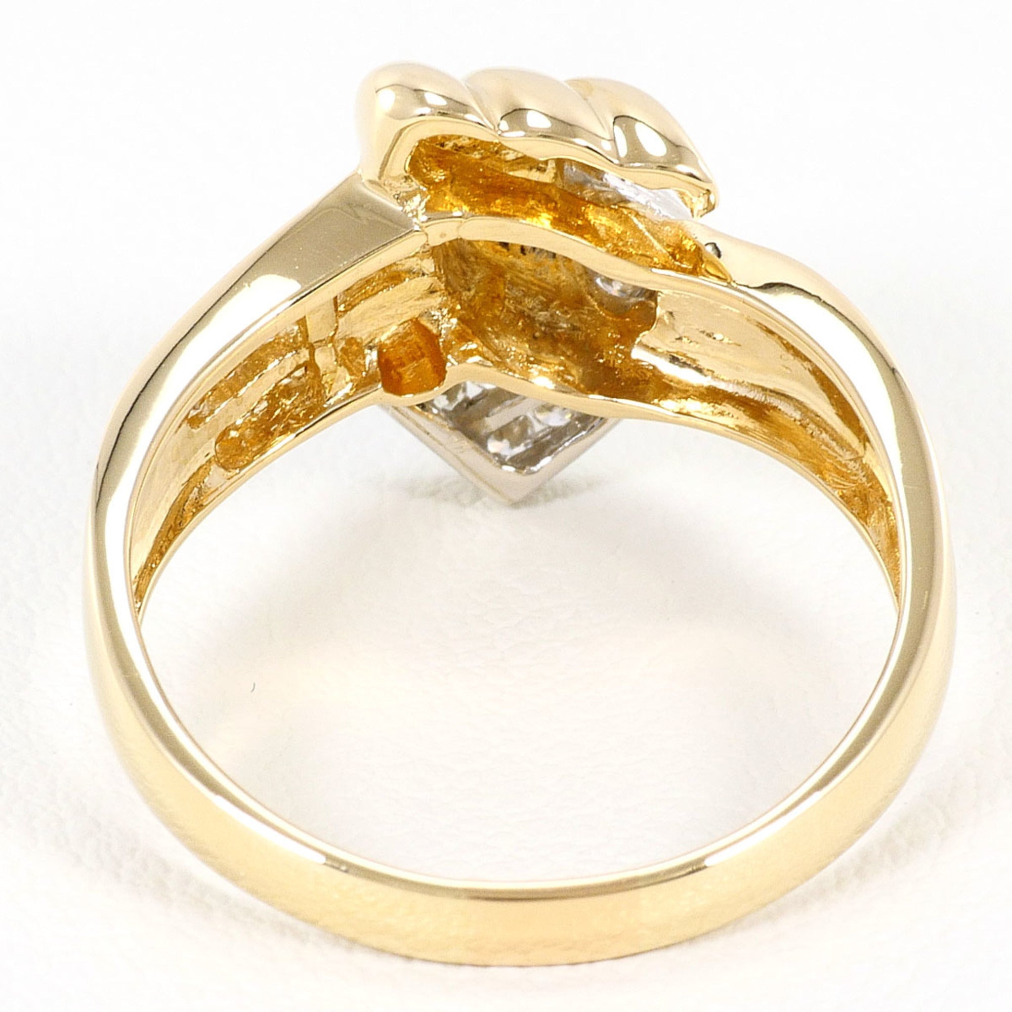 Unbranded Platinum Yellow Gold Yellow Gold (18K) Platinum 900 Band Ring (Pre-Owned)