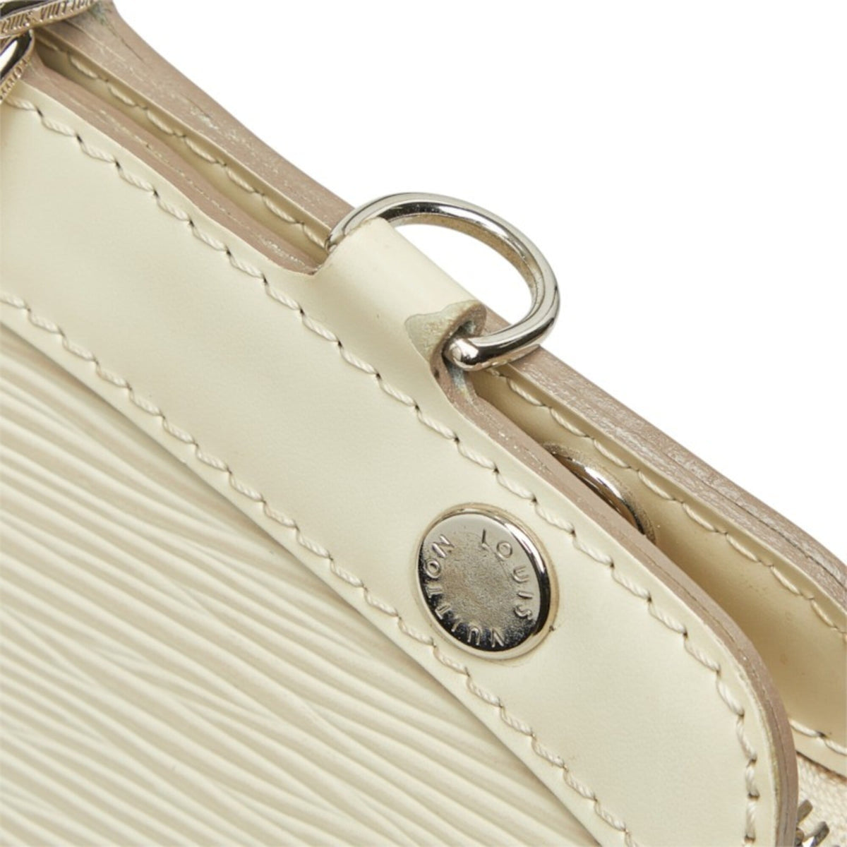 Louis Vuitton Lv Off White White Leather Handbag Shoulder Bag (Pre-Owned)