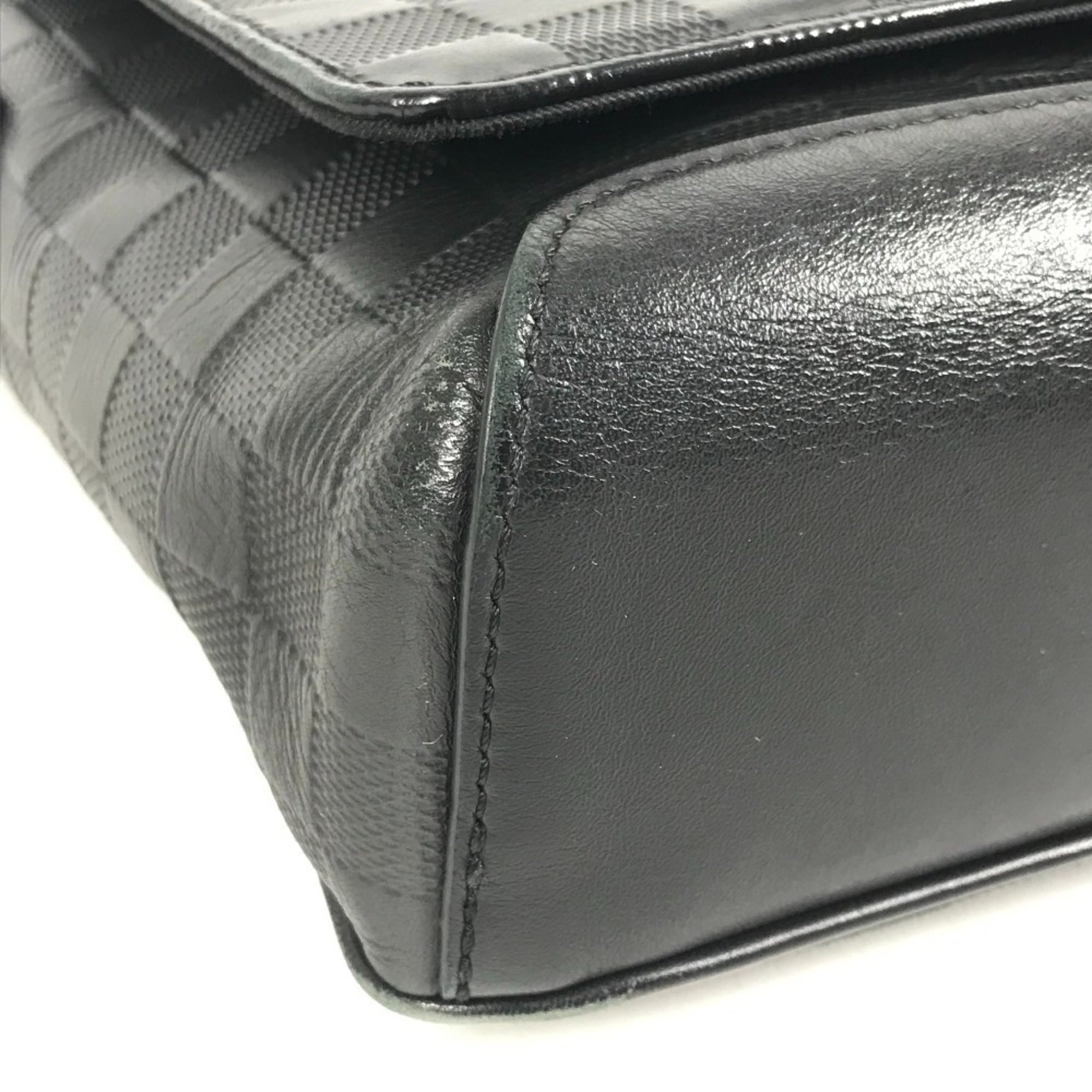 Louis Vuitton Black Onyx Damier Infini Leather Shoulder Bag (Pre-Owned)