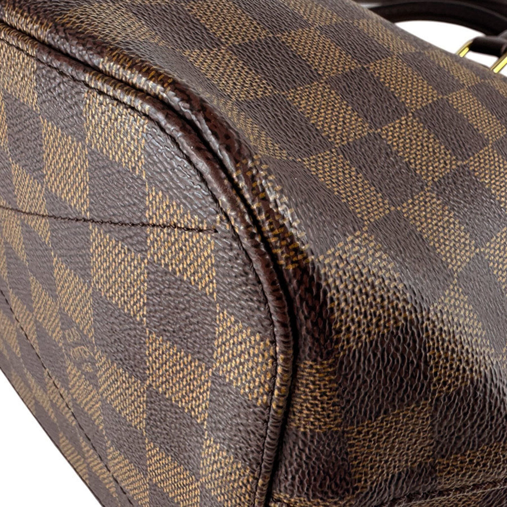 Louis Vuitton Damier Canvas Ebene Damier Canvas Handbag Shoulder Bag (Pre-Owned)
