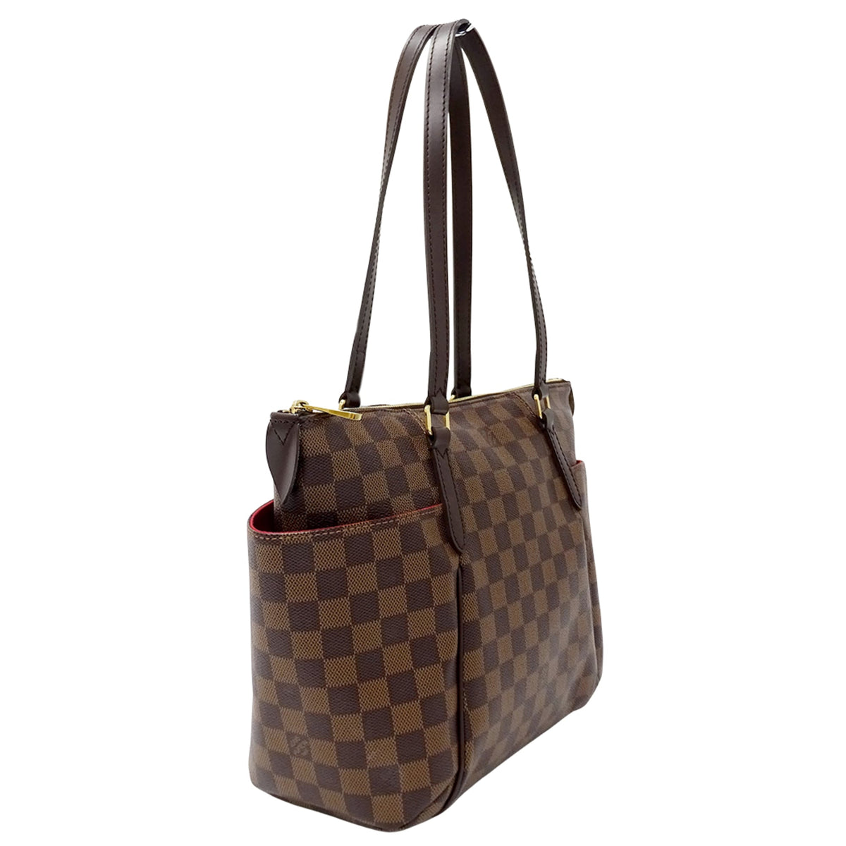 Louis Vuitton Brown Damier Canvas Damier Canvas Handbag Tote Bag (Pre-Owned)