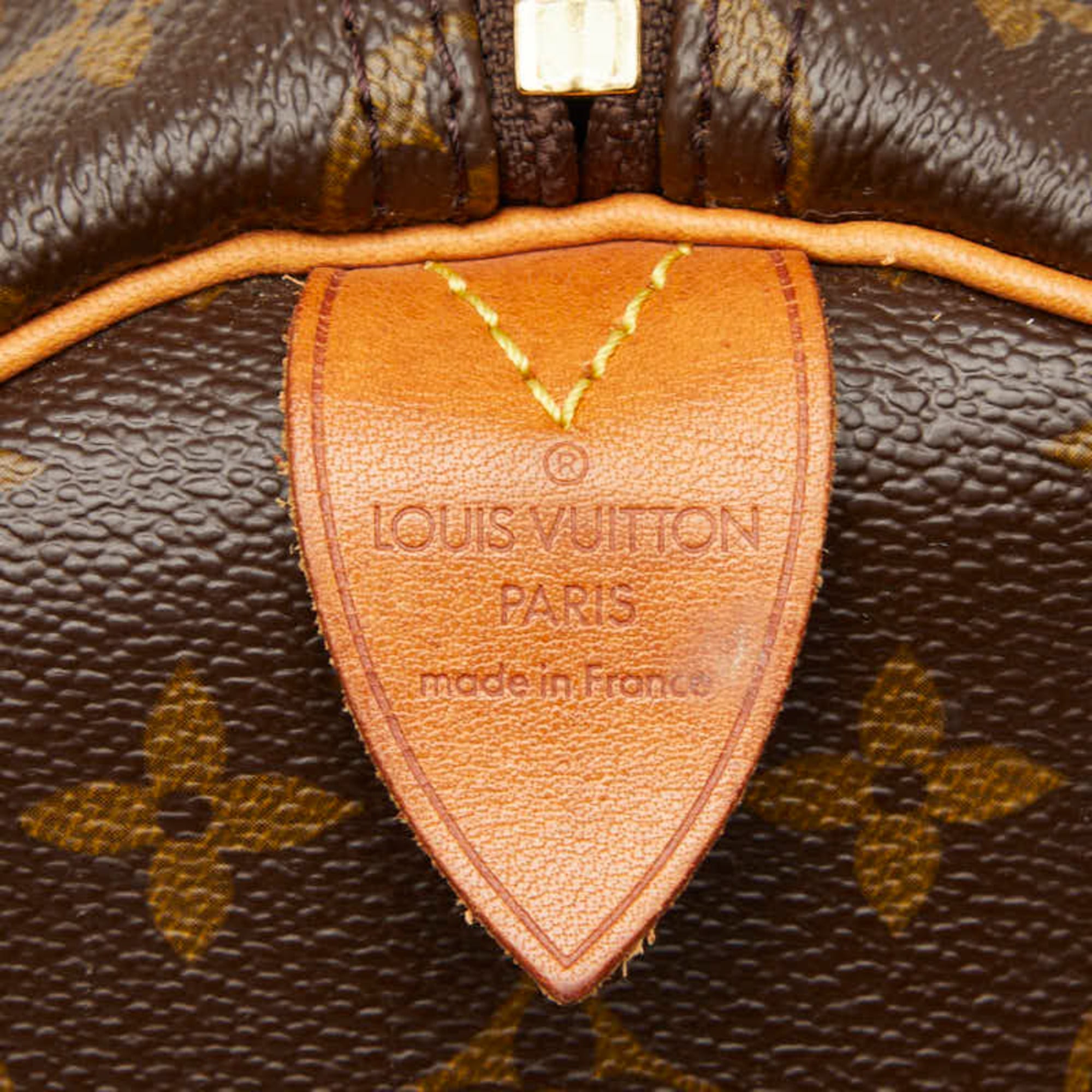Louis Vuitton Brown Pvc Leather Boston Bag (Pre-Owned)