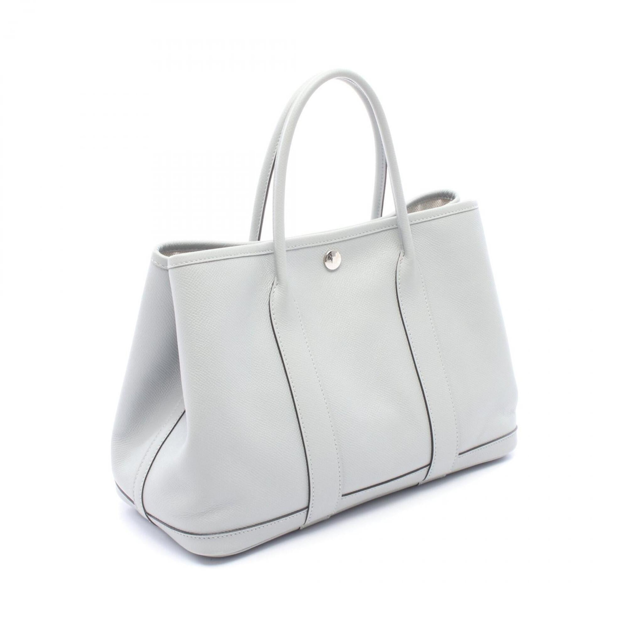 Hermes Blue Epsom Leather Leather Handbag Tote Bag (Pre-Owned)