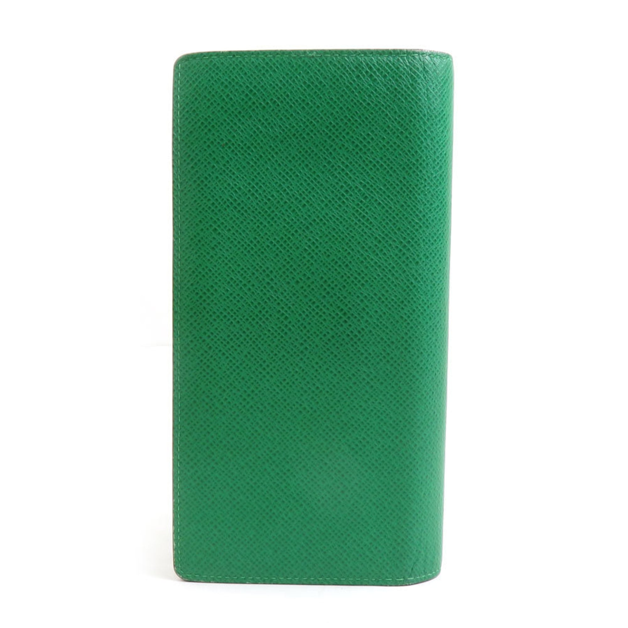 Louis Vuitton Taiga Leather Long Wallet (Bi-Fold) (Pre-Owned)