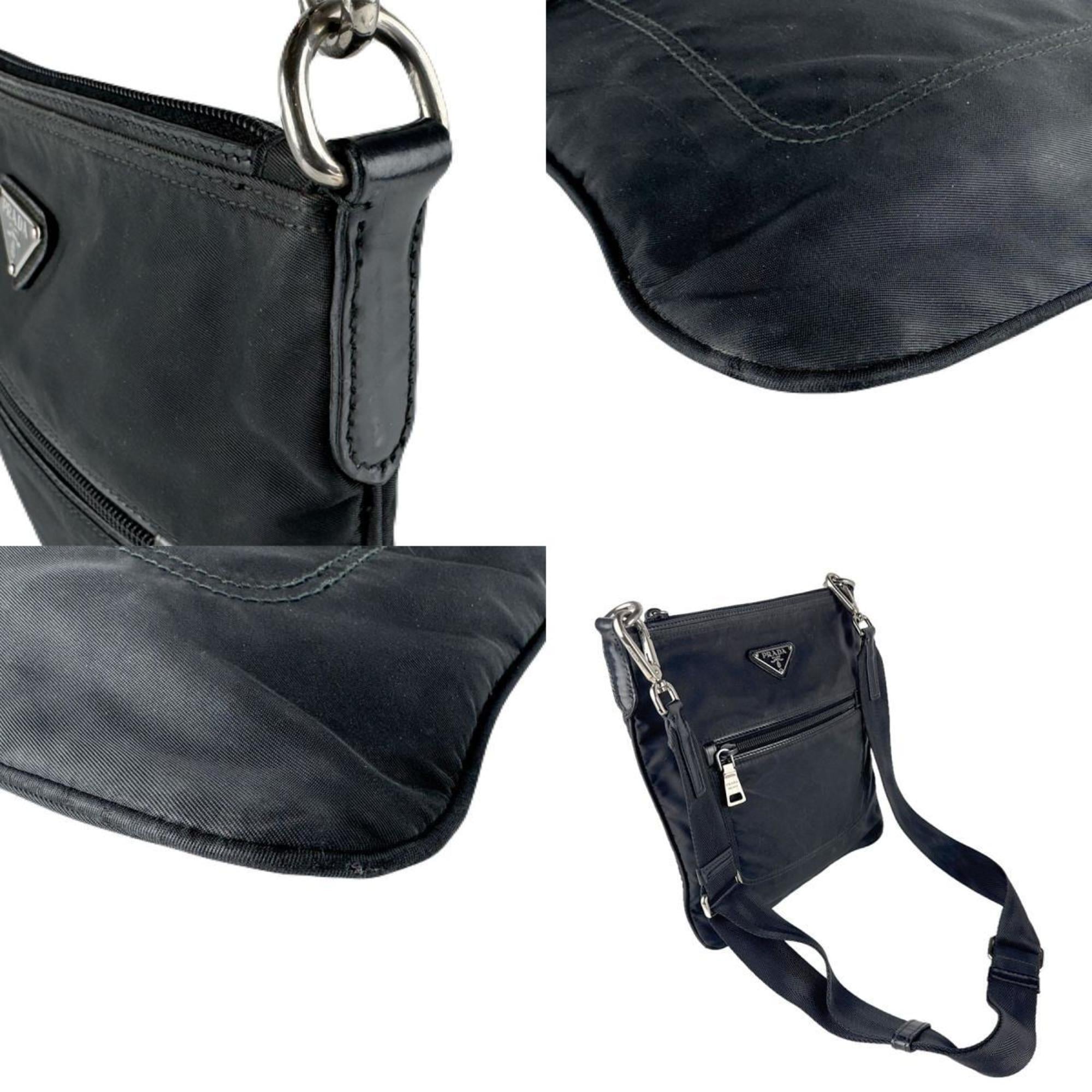 Prada Black Nylon Shoulder Bag (Pre-Owned)