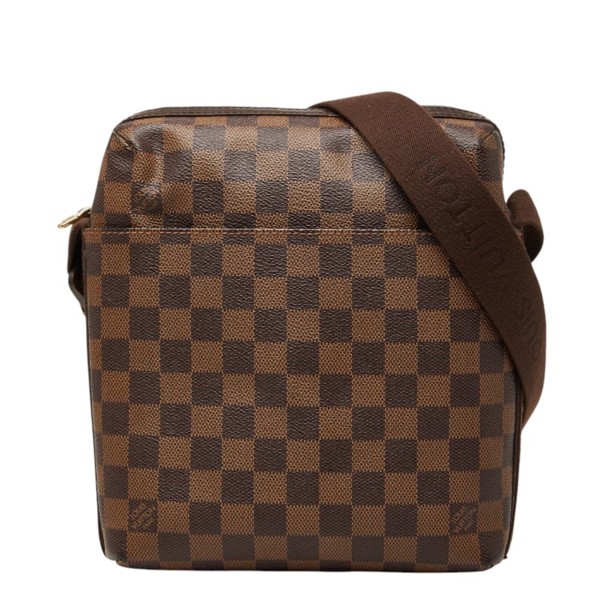 Louis Vuitton Brown Pvc Leather Shoulder Bag (Pre-Owned)