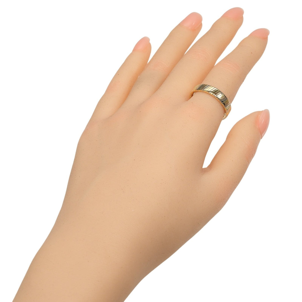 Bvlgari Tubogas Yellow Gold (18K) Pink Gold (18K) White Gold (18K) Band Ring (Pre-Owned)