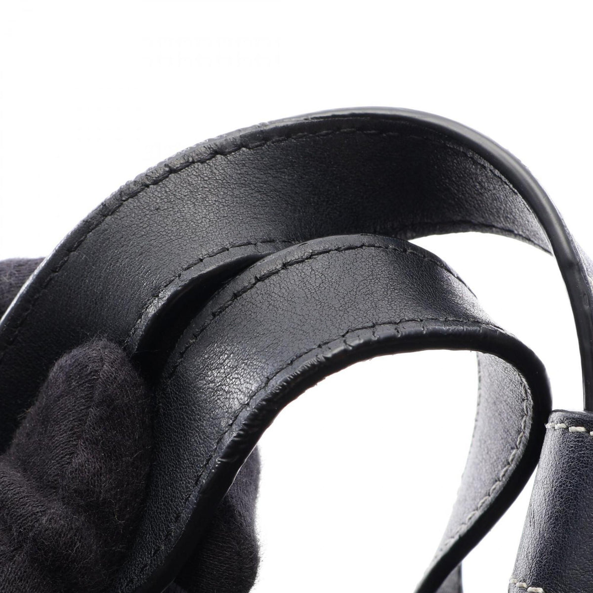 Loewe Black Navy Leather Handbag (Pre-Owned)