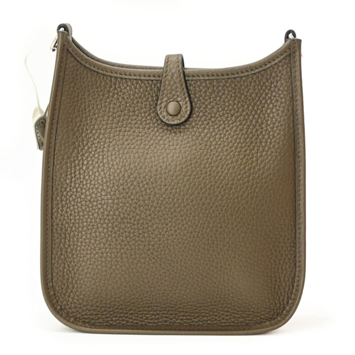 Hermes Evelyne Vert Taurillon Clemence Leather Shoulder Bag (Pre-Owned)