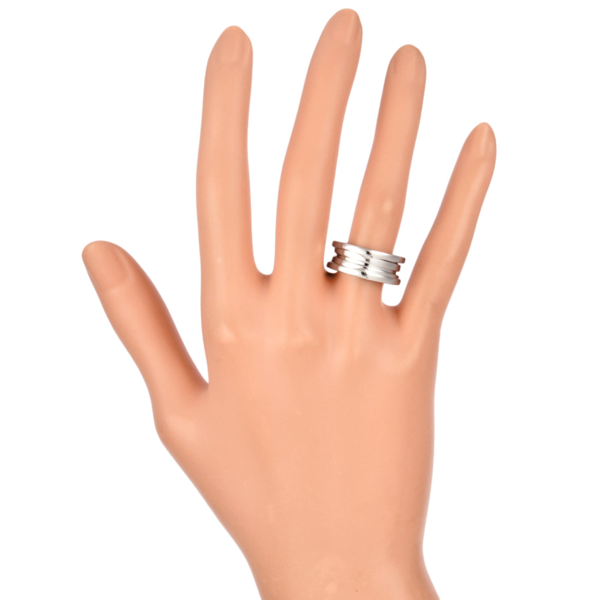 Bvlgari White Gold (18K) Band Ring (Pre-Owned)