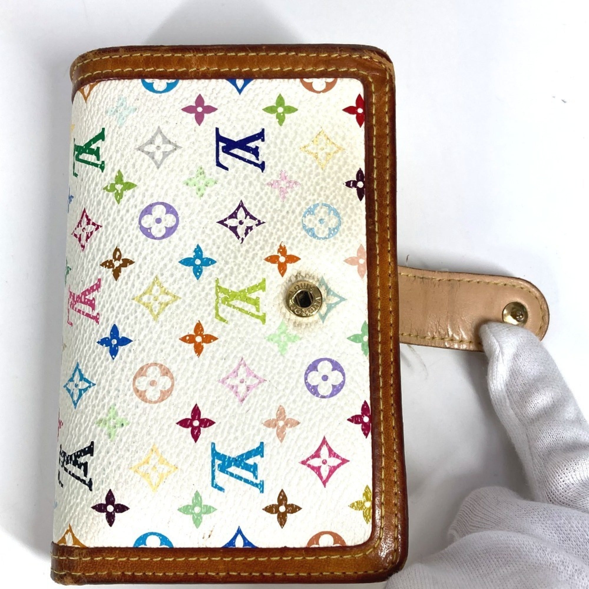 Louis Vuitton Blanc Monogram Multi-Color White Monogram Multicolore Wallet (Bi-Fold) (Pre-Owned)
