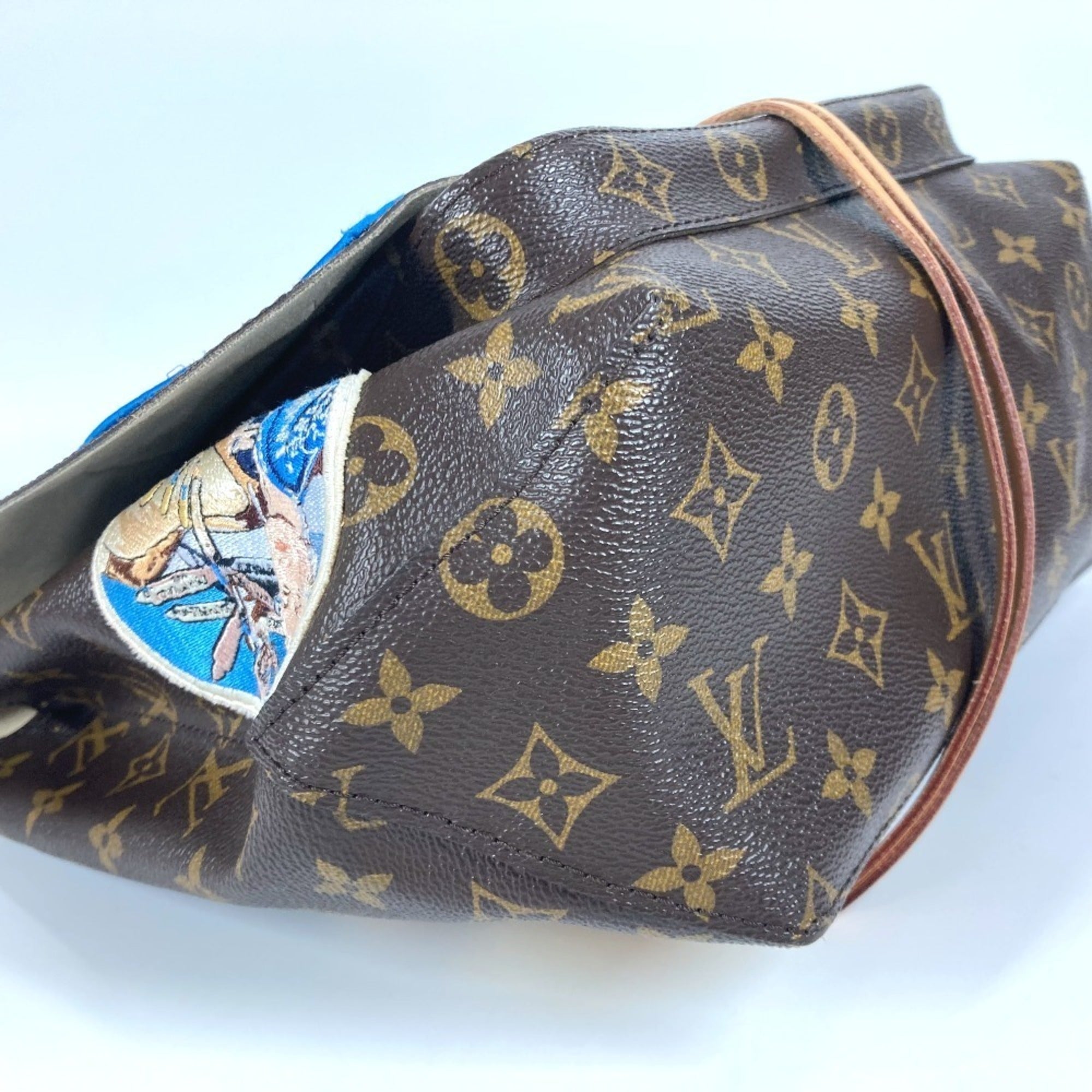Louis Vuitton Brown Monogram Handbag Shoulder Bag Tote Bag (Pre-Owned)
