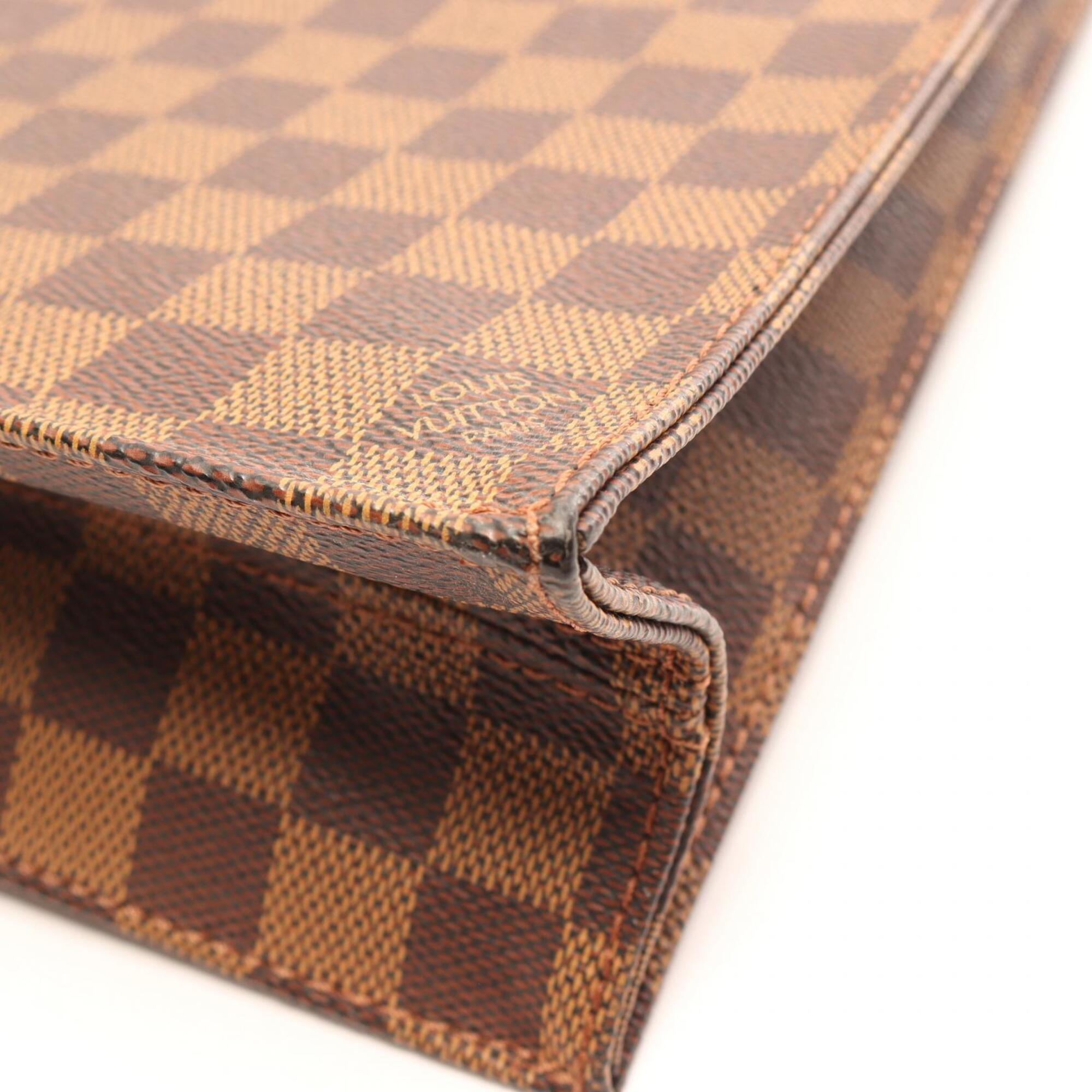 Louis Vuitton Brown Coated Canvas Pvc Leather Handbag Tote Bag (Pre-Owned)