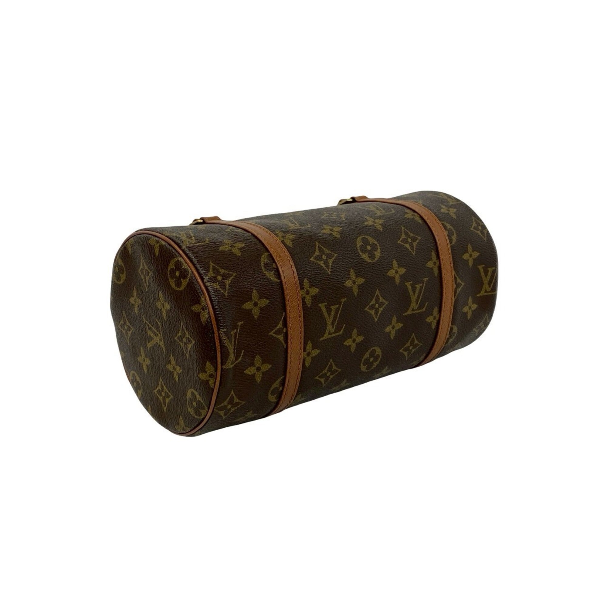 Louis Vuitton Brown Pvc Leather Boston Bag Handbag (Pre-Owned)