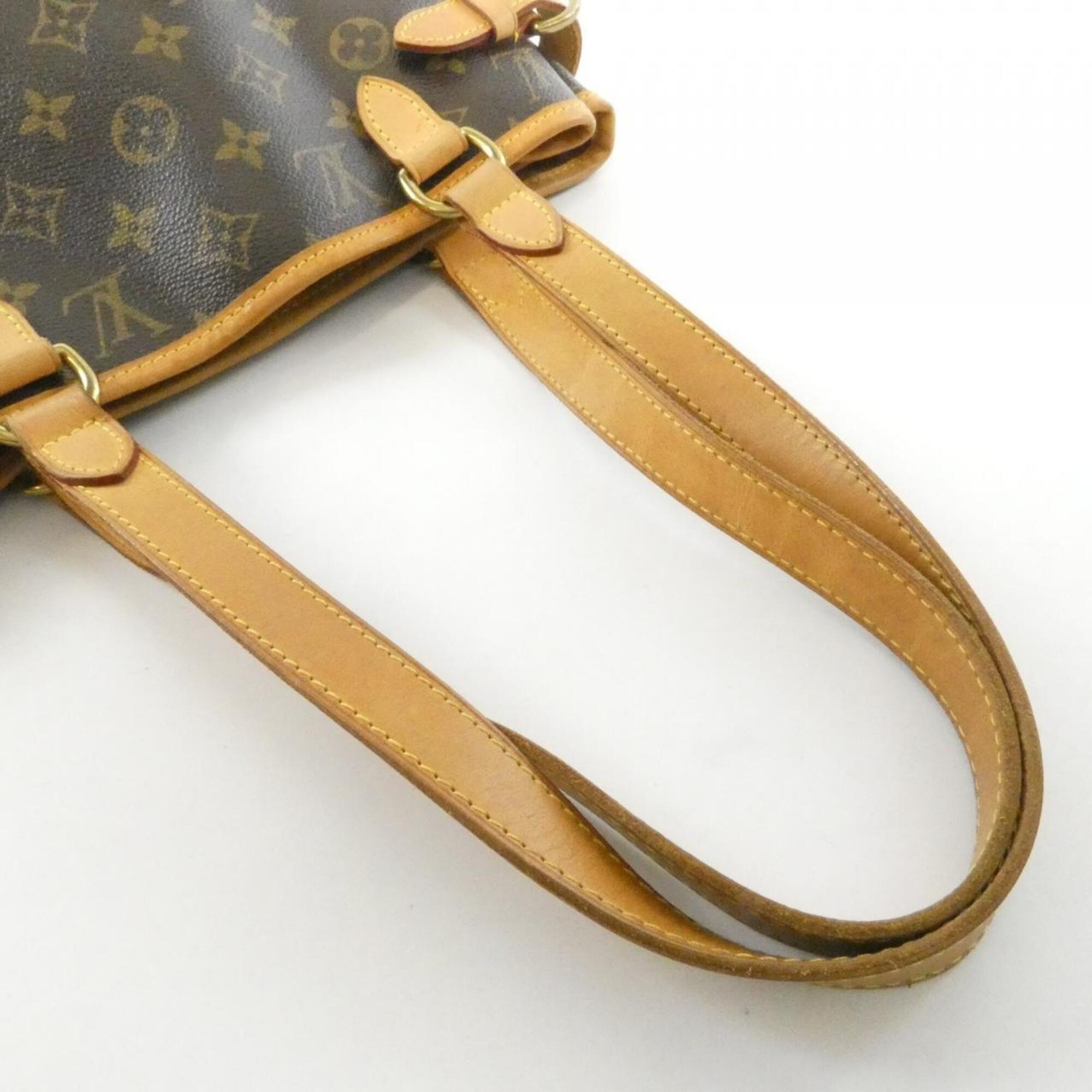 Louis Vuitton Monogram Marron Coated Canvas Shoulder Bag (Pre-Owned)