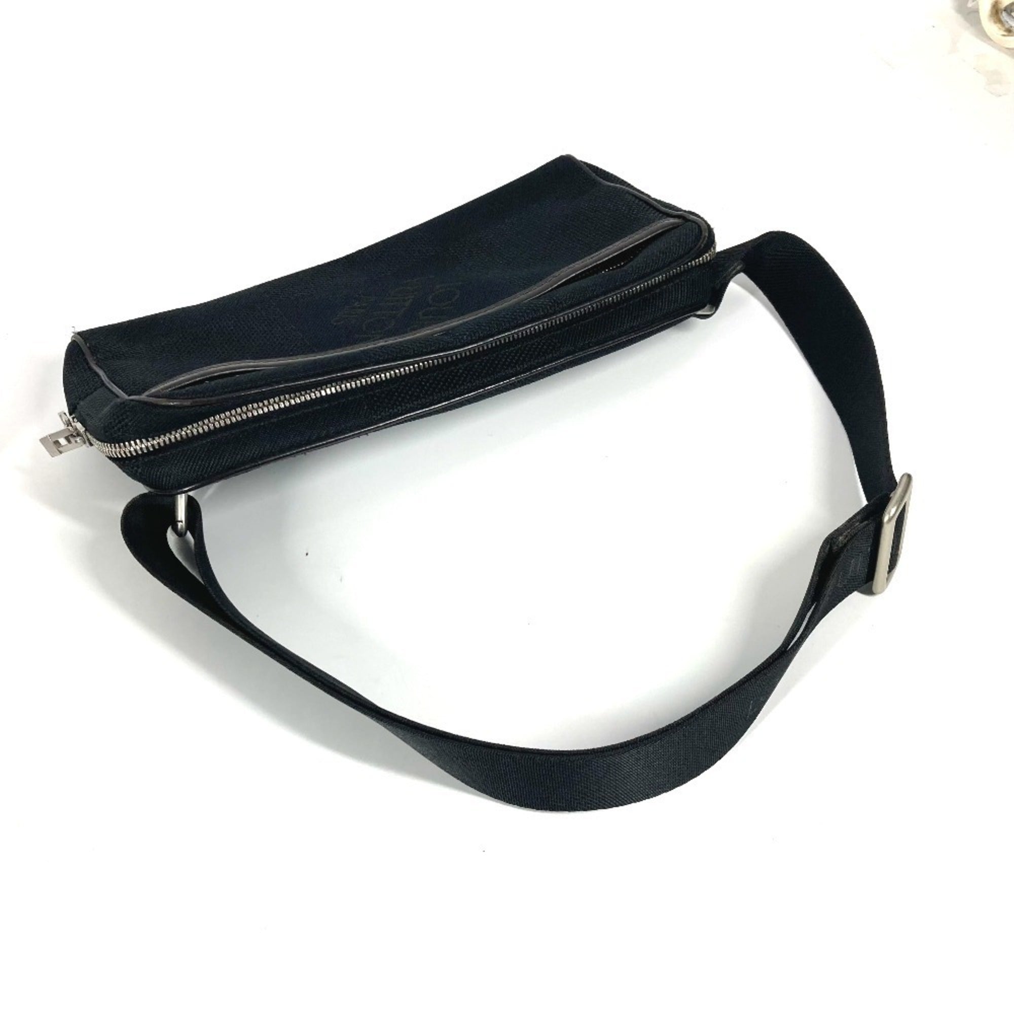 Louis Vuitton Black Noir Damier Geant Fanny Pack Shoulder Bag Sling Bag (Pre-Owned)