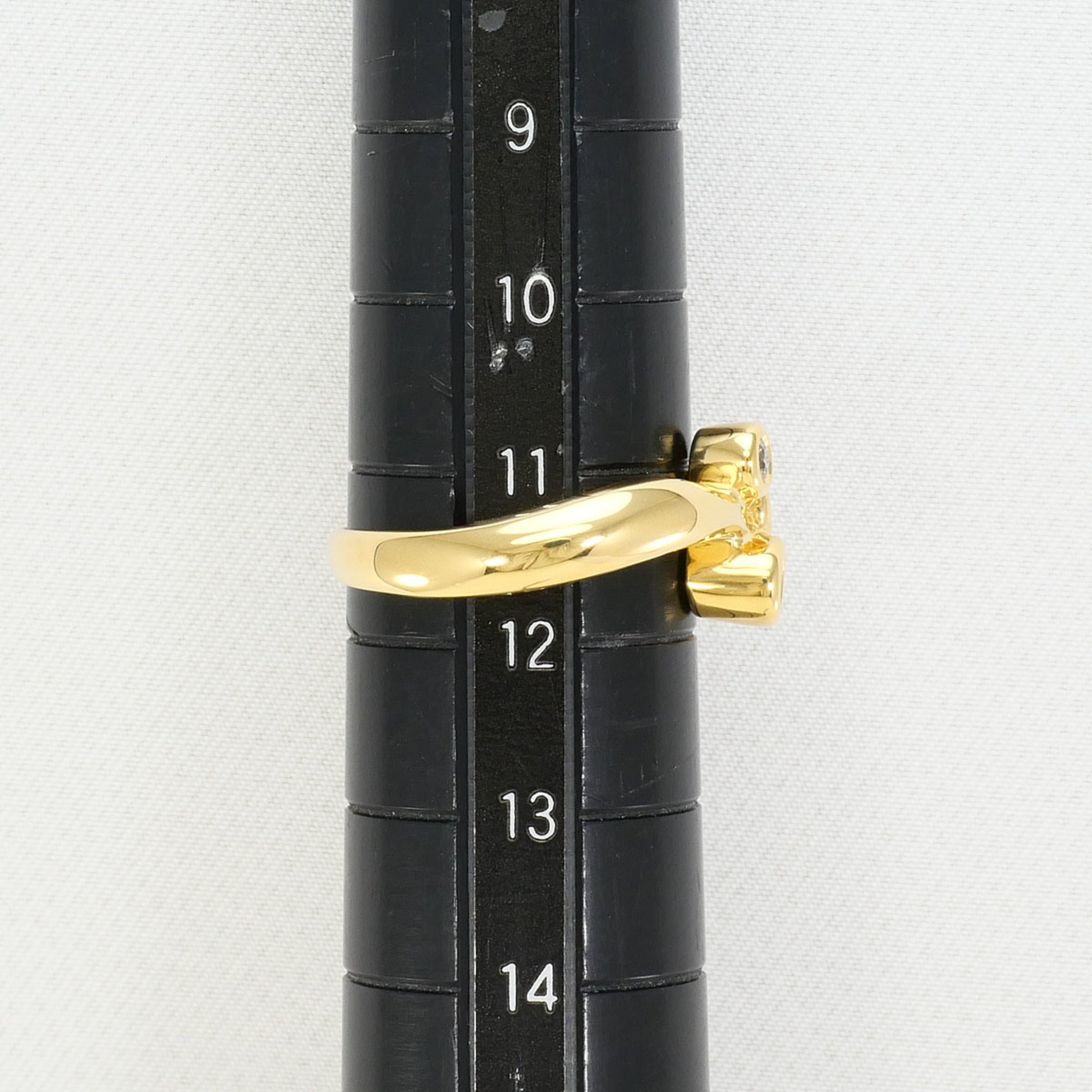 Unbranded Brown Yellow Gold Yellow Gold (18K) Band Ring (Pre-Owned)