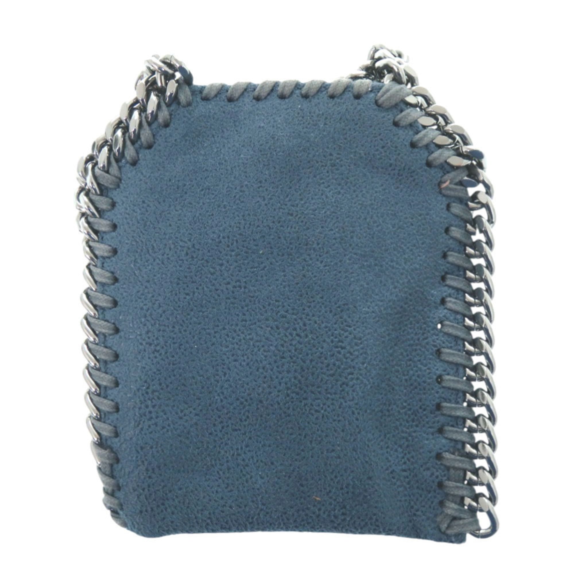 Stella Mccartney Blue Leather Shoulder Bag (Pre-Owned)