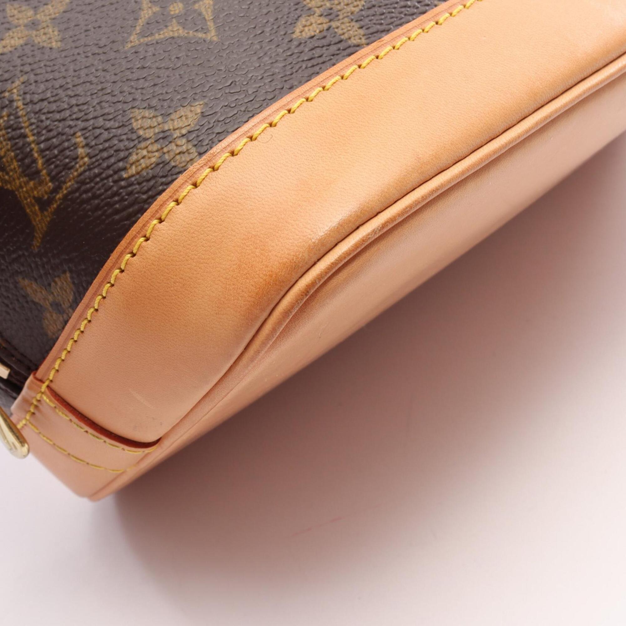 Louis Vuitton Brown Pvc Leather Handbag (Pre-Owned)