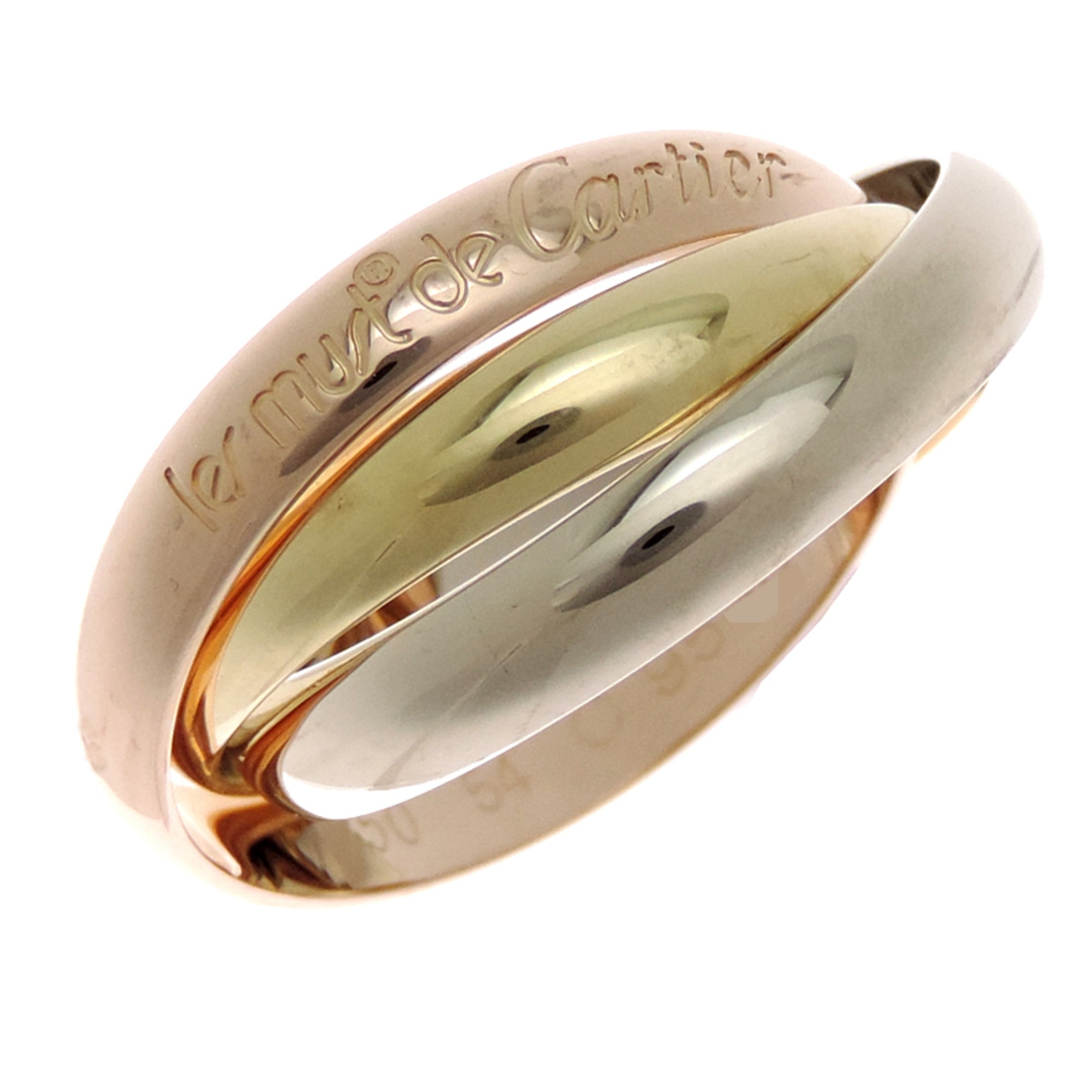 Cartier Yellow Gold (18K) Pink Gold (18K) White Gold (18K) Band Ring (Pre-Owned)