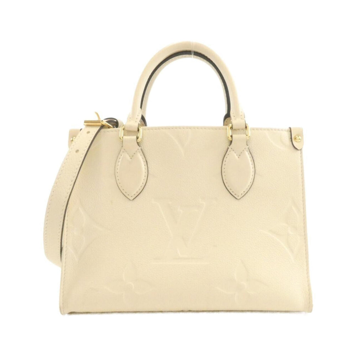 Louis Vuitton Beige Leather Handbag (Pre-Owned)