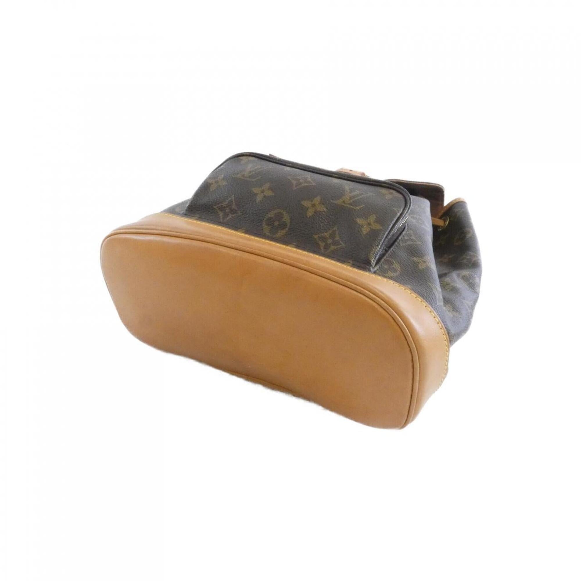 Louis Vuitton Marron Coated Canvas Backpack (Pre-Owned)
