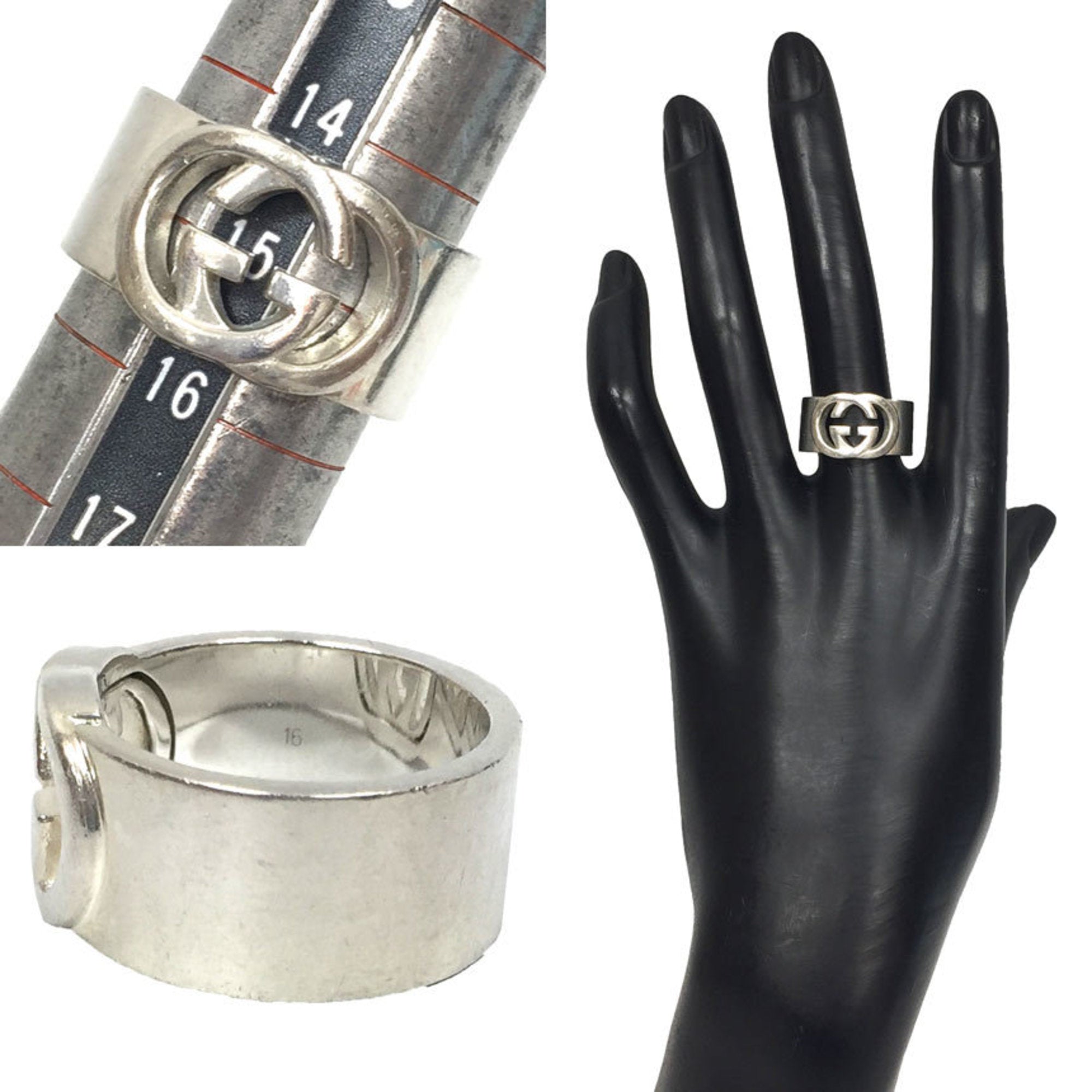 Gucci Silver Silver 925 Band Ring (Pre-Owned)