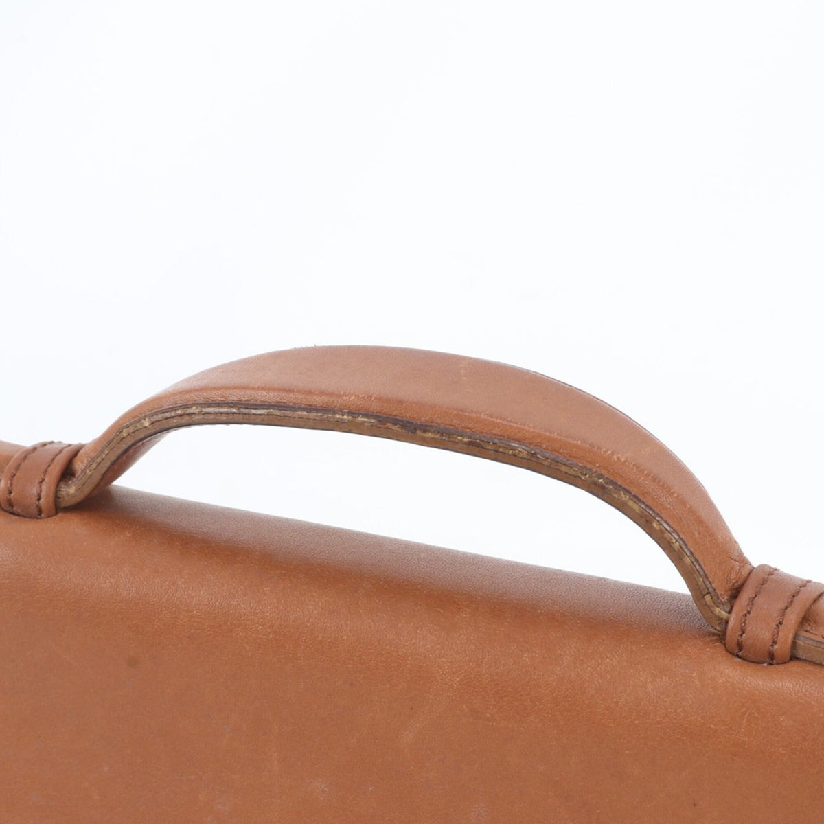 Coach Brown Leather Shoulder Bag Tote Bag (Pre-Owned)
