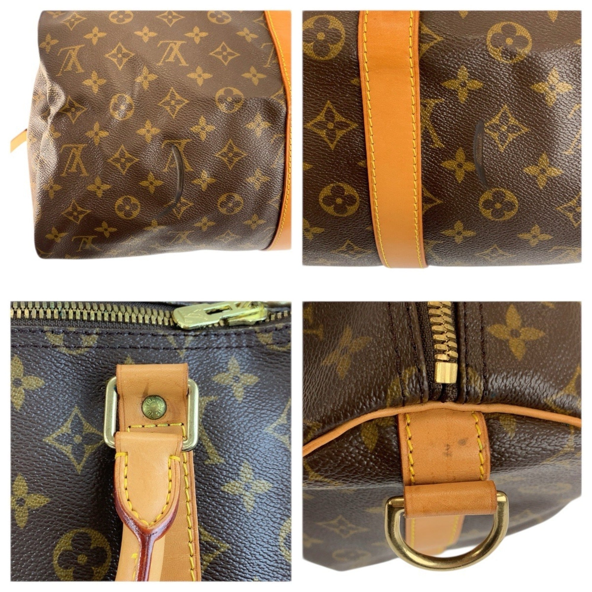 Louis Vuitton Brown Monogram Monogram Boston Bag Shoulder Bag (Pre-Owned)