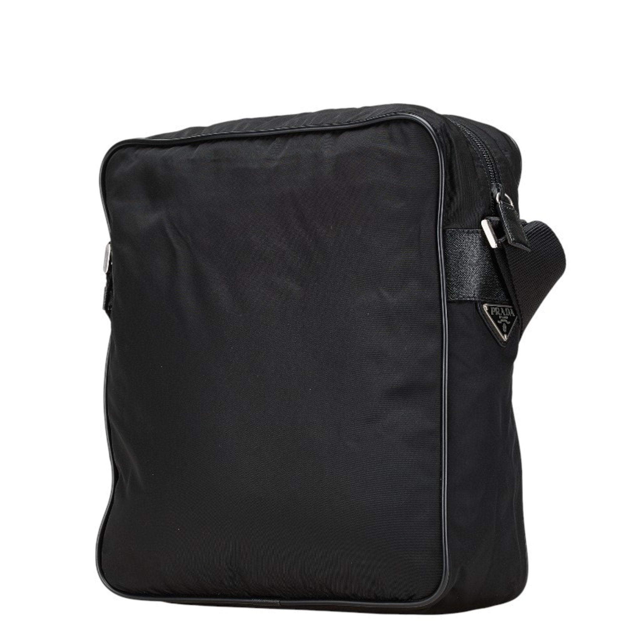 Prada Black Nylon Shoulder Bag (Pre-Owned)