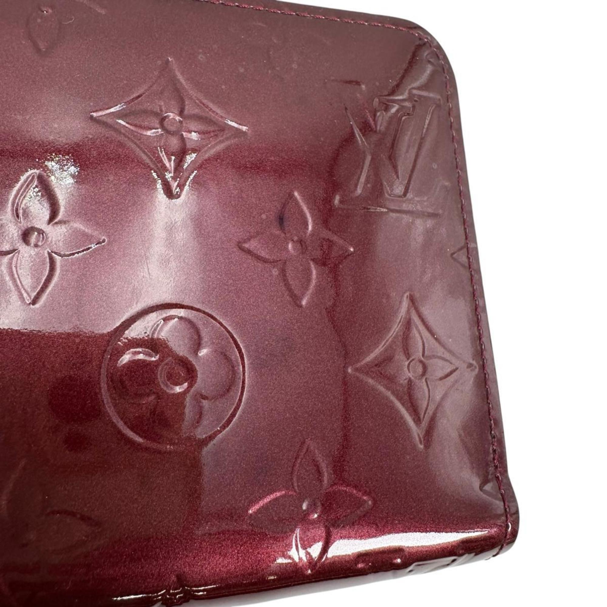 Louis Vuitton Monogram Vernis Magenta Monogram Vernis Long Wallet (Bi-Fold) (Pre-Owned)