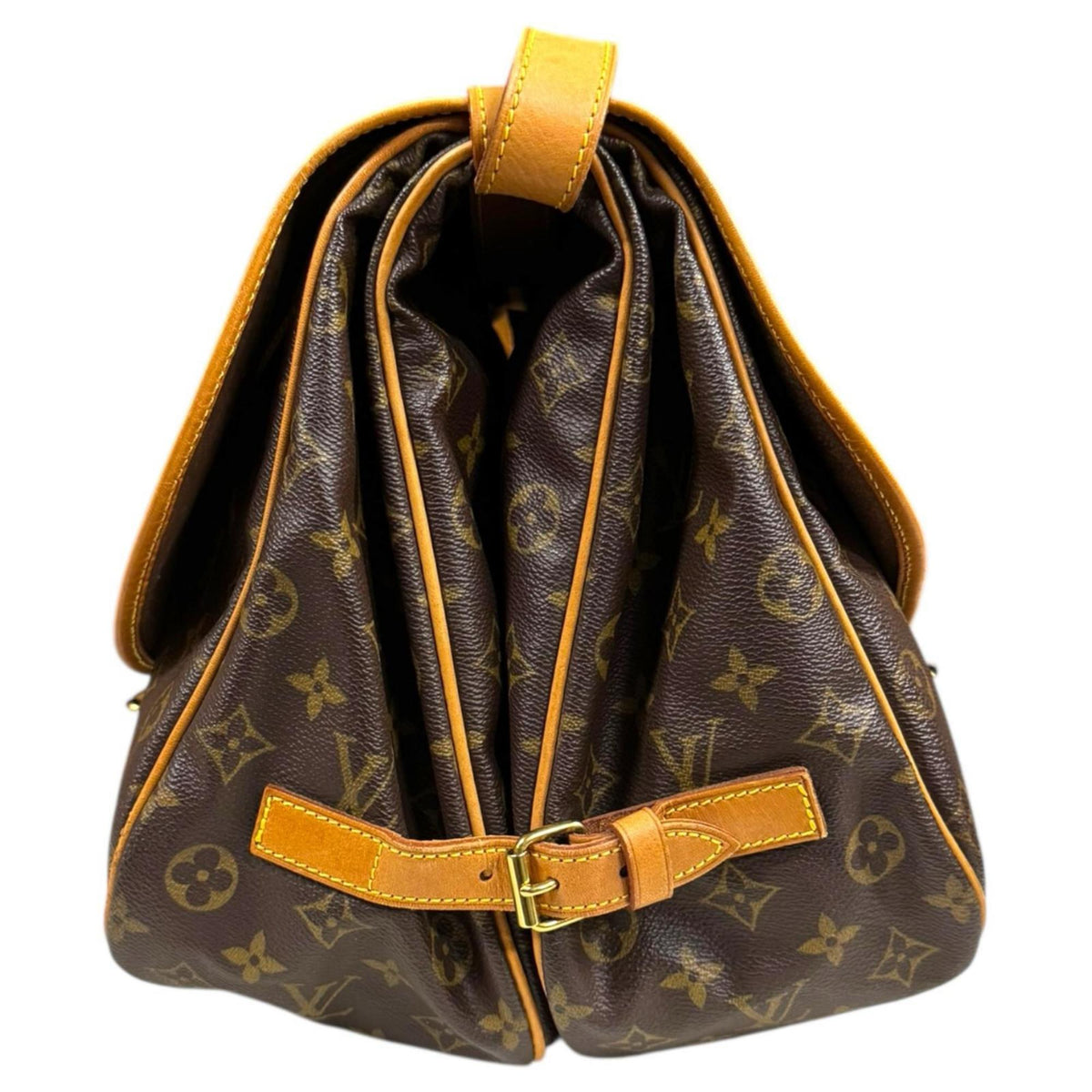 Louis Vuitton Brown Monogram Shoulder Bag (Pre-Owned)