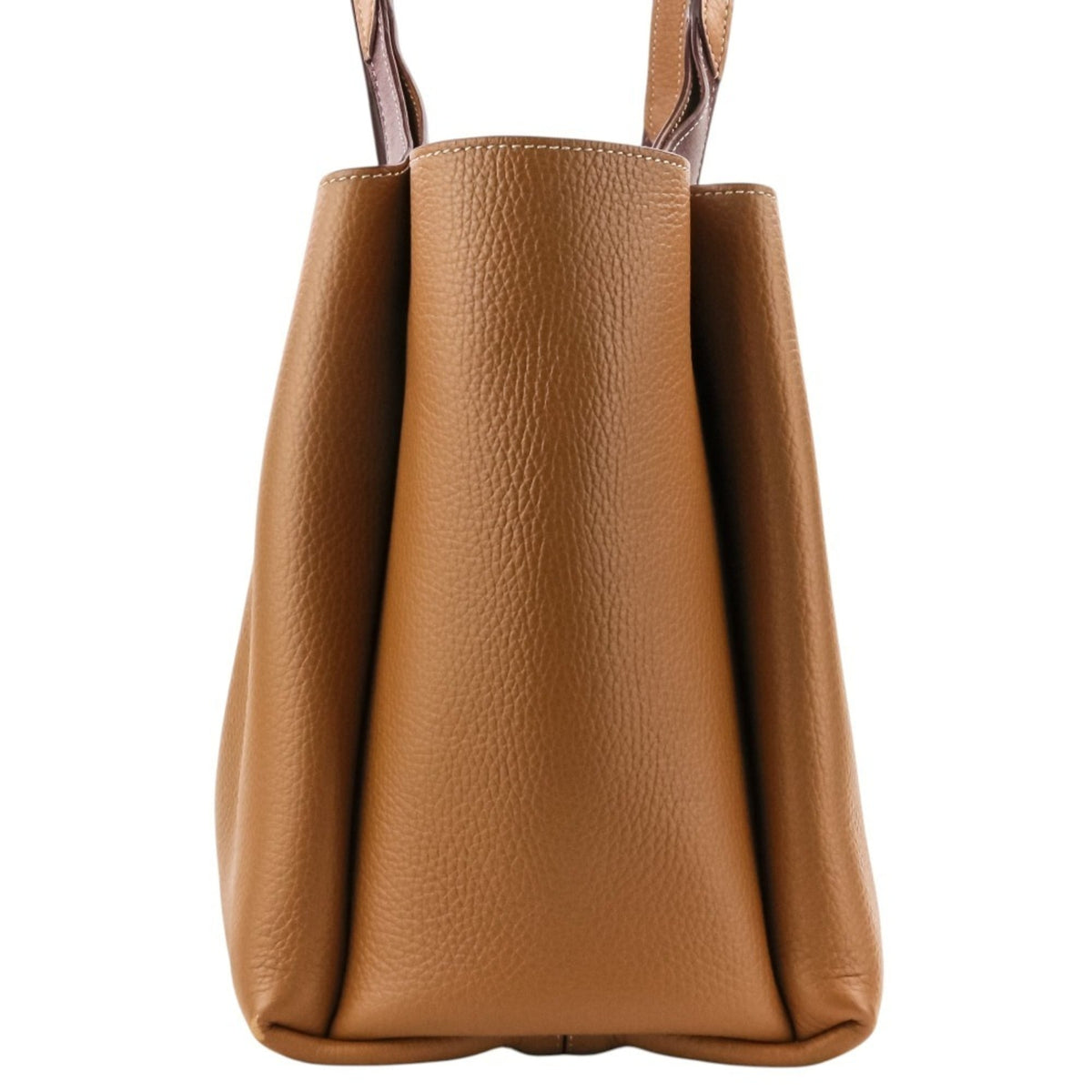 Tod's Brown Leather Shoulder Bag Tote Bag (Pre-Owned)
