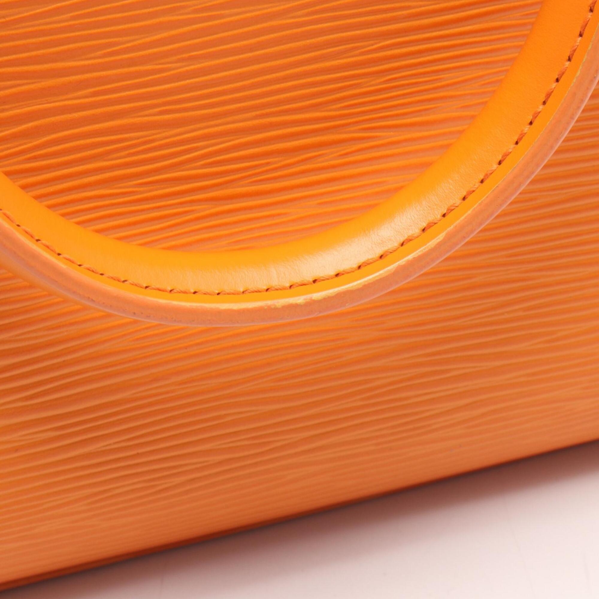 Louis Vuitton Mandarin Orange Leather Handbag (Pre-Owned)