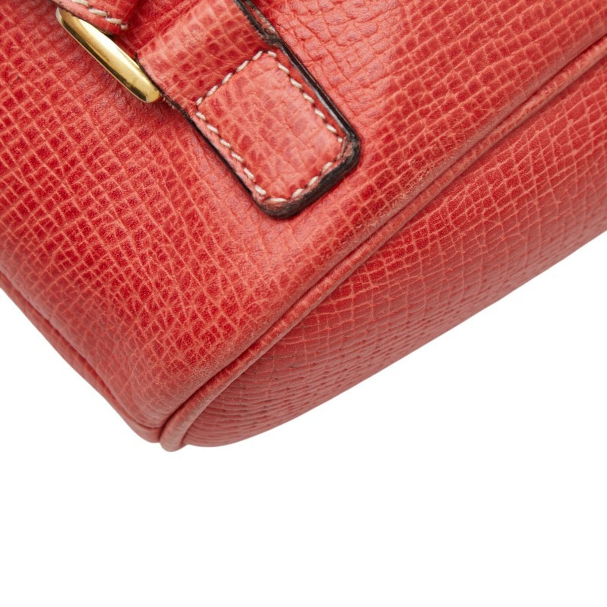 Loewe Red Color Leather Backpack (Pre-Owned)