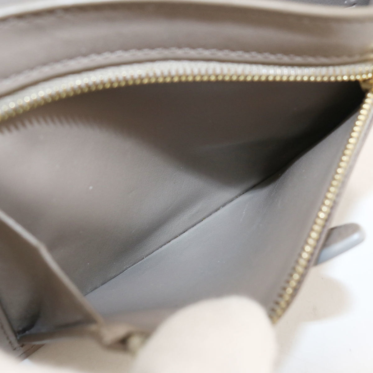 Celine Gray Leather Wallet (Bi-Fold) (Pre-Owned)