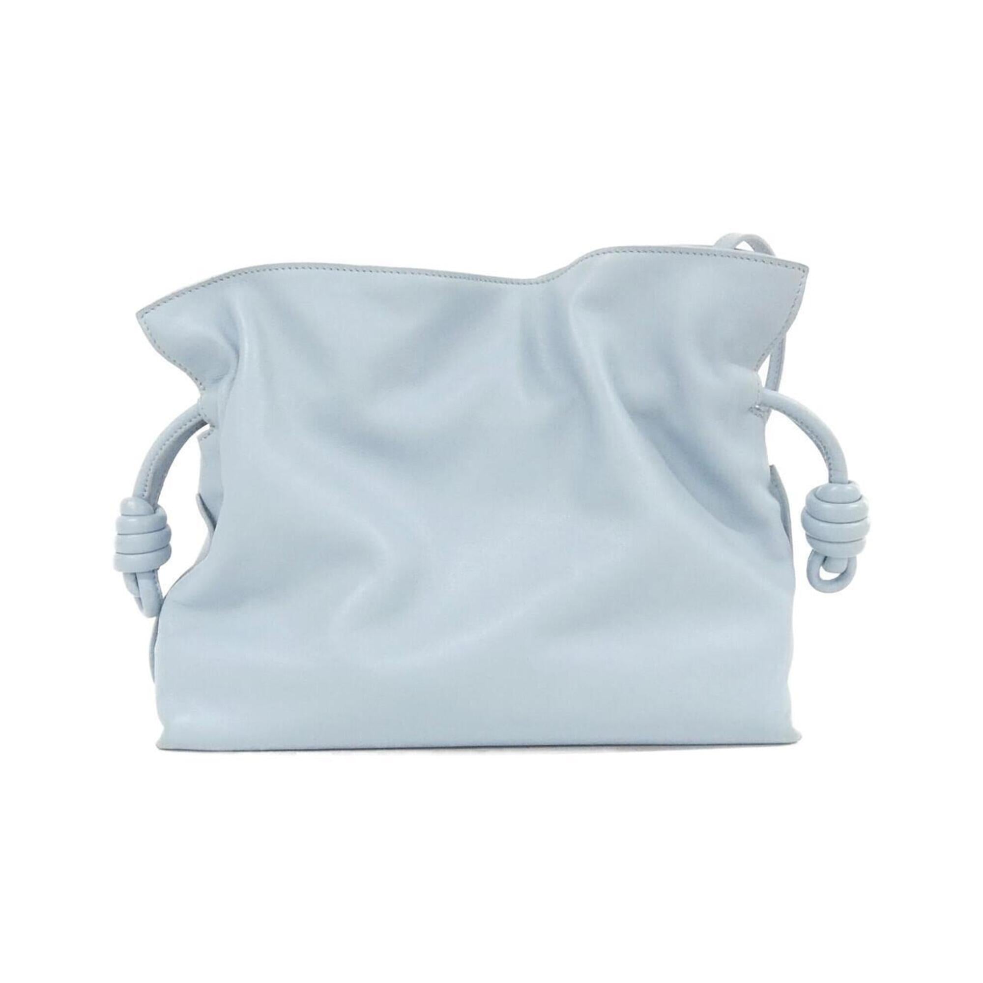 Loewe Light Blue Leather Handbag (Pre-Owned)