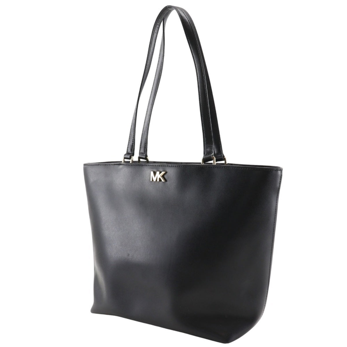 Michael Kors Black Leather Tote Bag (Pre-Owned)