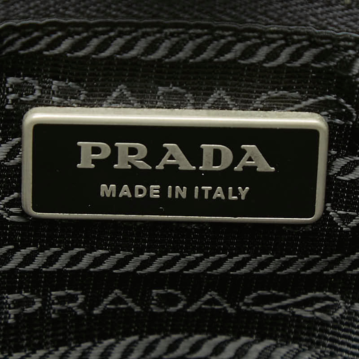 Prada Black Nylon Leather Handbag (Pre-Owned)