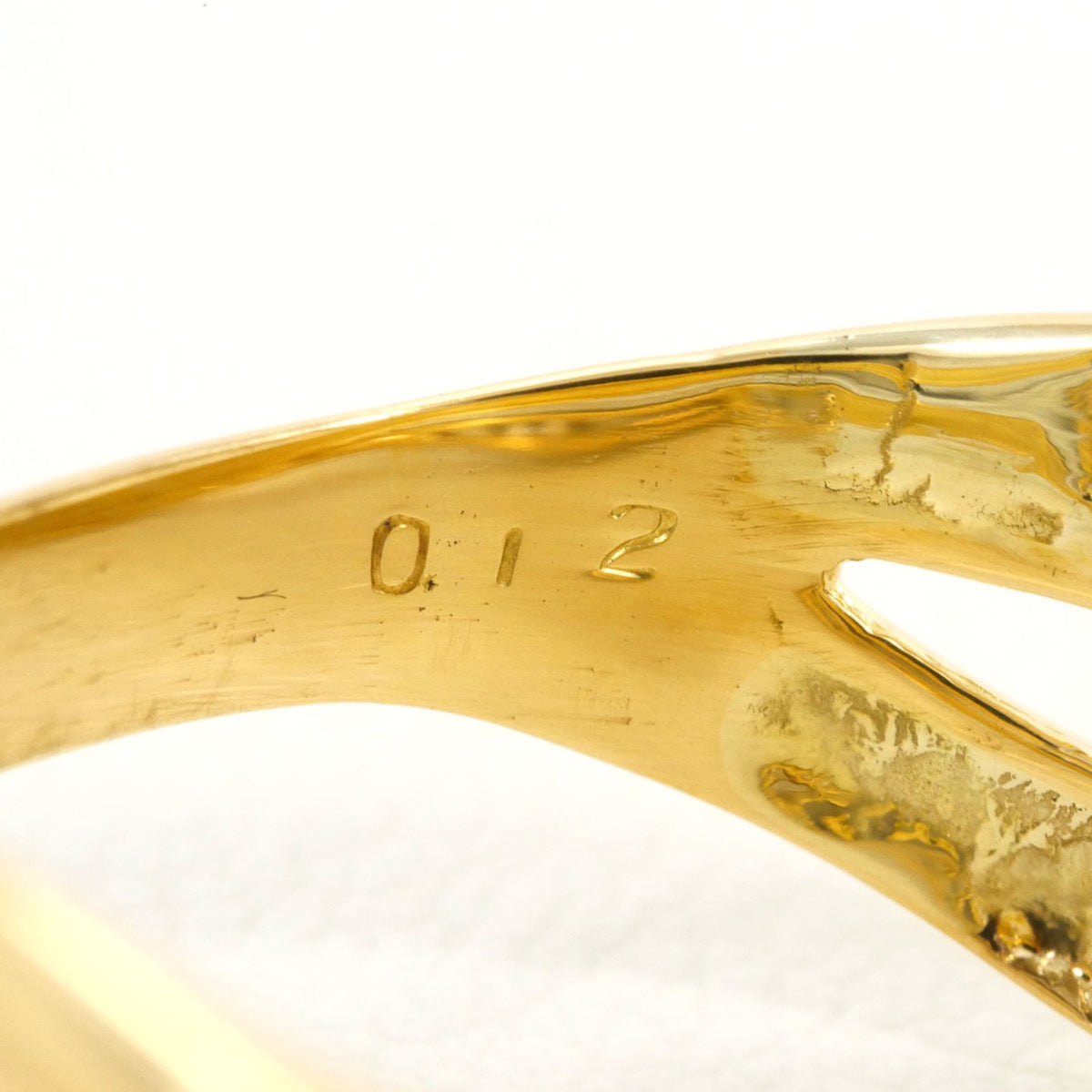 Unbranded Platinum Yellow Gold Yellow Gold (18K) Platinum 900 Band Ring (Pre-Owned)