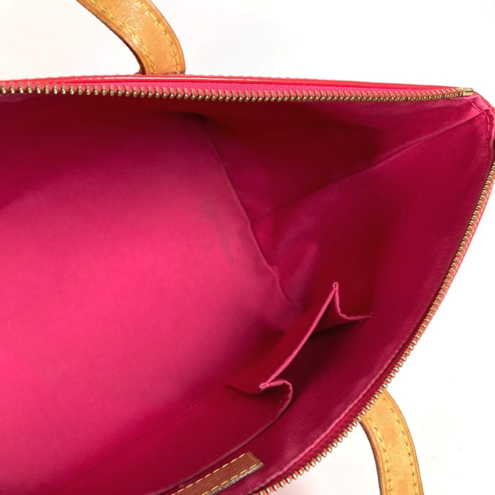 Louis Vuitton Pink Rose Pop Monogram Vernis Handbag Tote Bag (Pre-Owned)