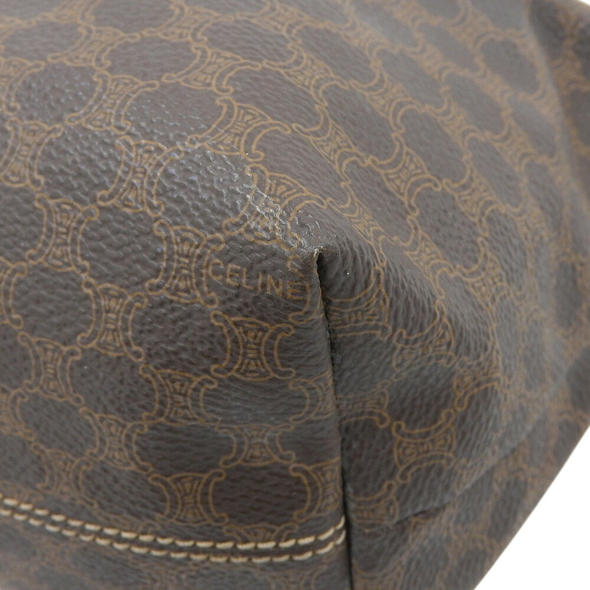 Celine Brown Pvc Pouch Shoulder Bag (Pre-Owned)