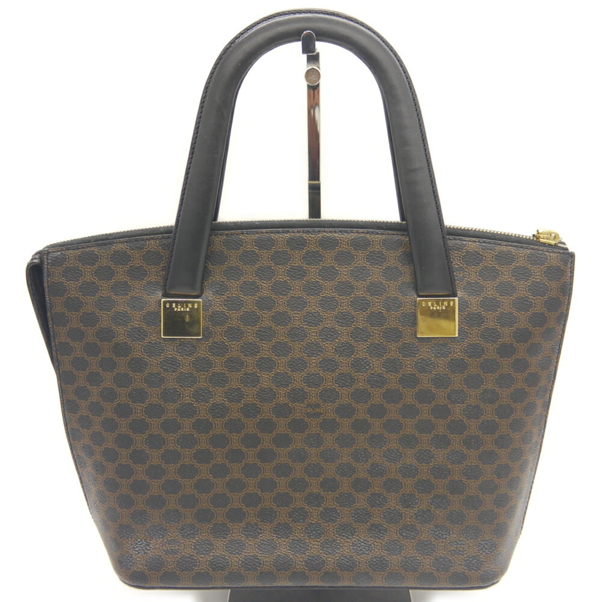 Celine Brown Pvc Leather Tote Bag (Pre-Owned)